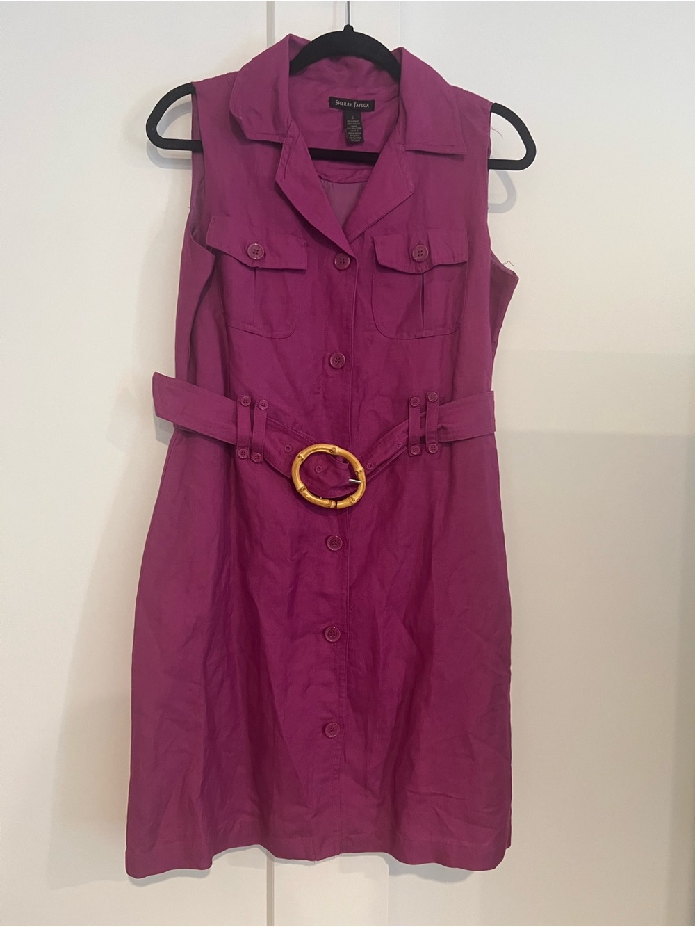 Sherry Taylor Magenta Utility Dress l S